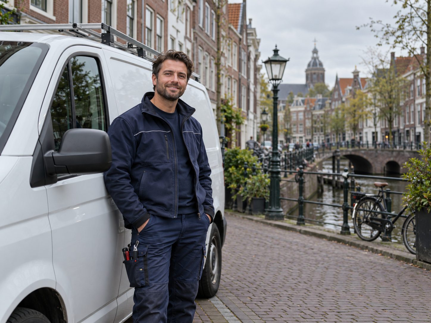 De monteur van Nord Klimaattechniek